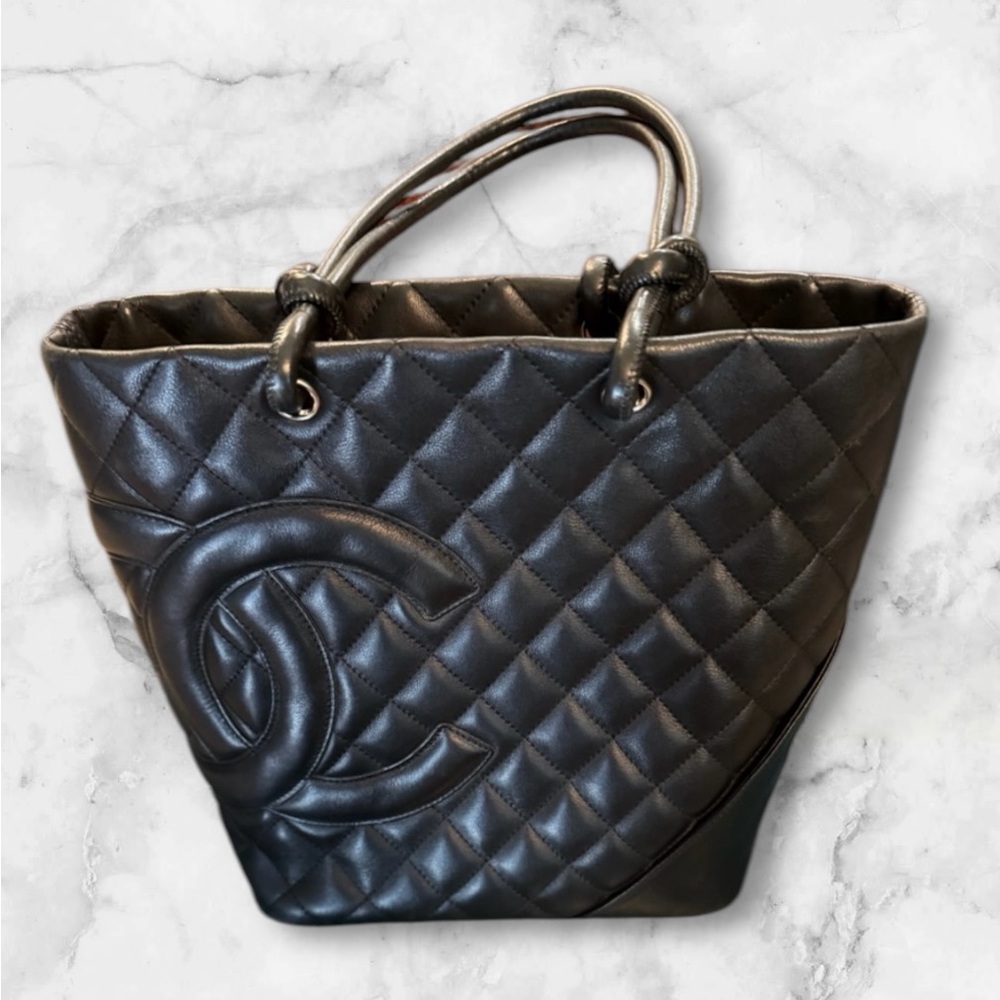 Chanel Cambon Line Tote Hand Bag
